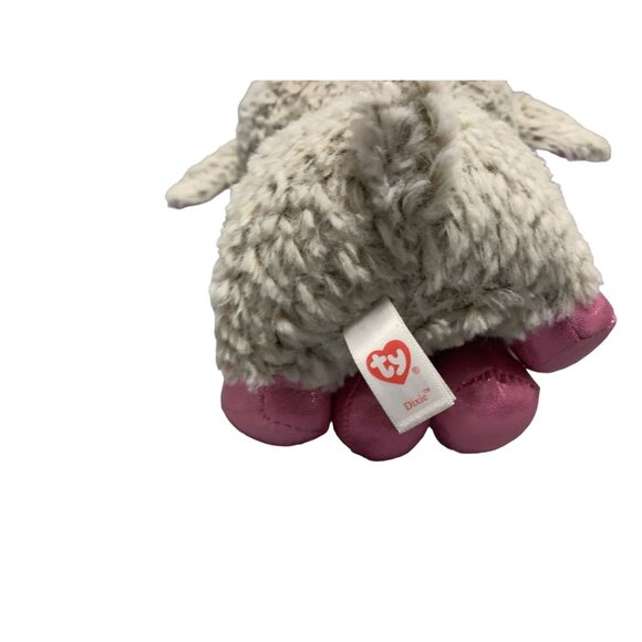 Ty Beanie Boos Gray Lamb Dixie Sheep Medium 9 in Tall Plush Stuffed Animal Doll - Picture 5 of 5